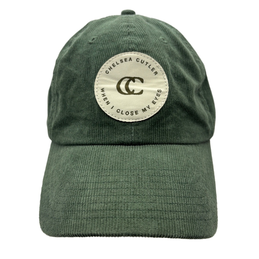 Chelsea Cutler Corduroy Dad Hat Green Adjustable Strapback